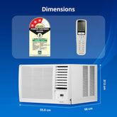 Voltas Fixed Speed Window AC, 1 Ton, 3 stars - 123 Vectra Platina